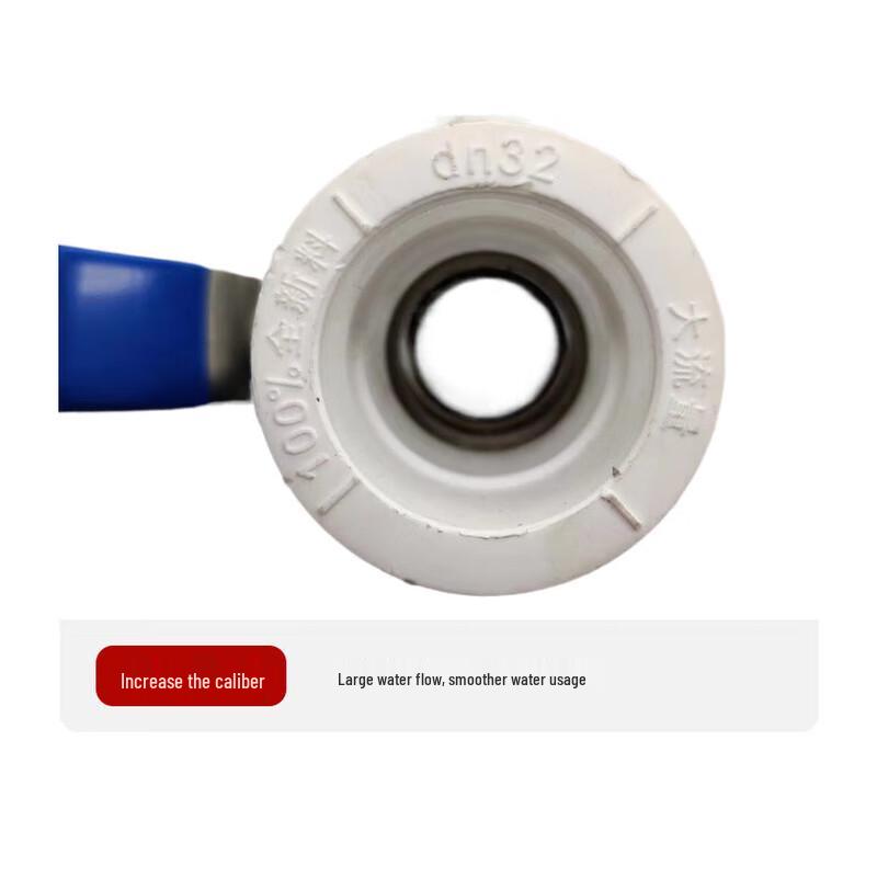 Jun Ding Ying PPR Large Flow Double Union Brass Ball Valve