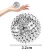 New 2Pcs 32 Mm Acupressure Skill Balls Hedgehog Ball For Back, Legs, Feet and Hands