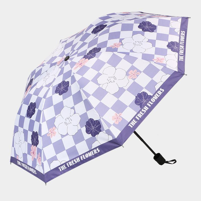 Зонт от солнца Защита от солнца УФ-защита Зонт Женский мужской Зонт от солнца двойного назначения Черный клей Портативный прочный складной зонт