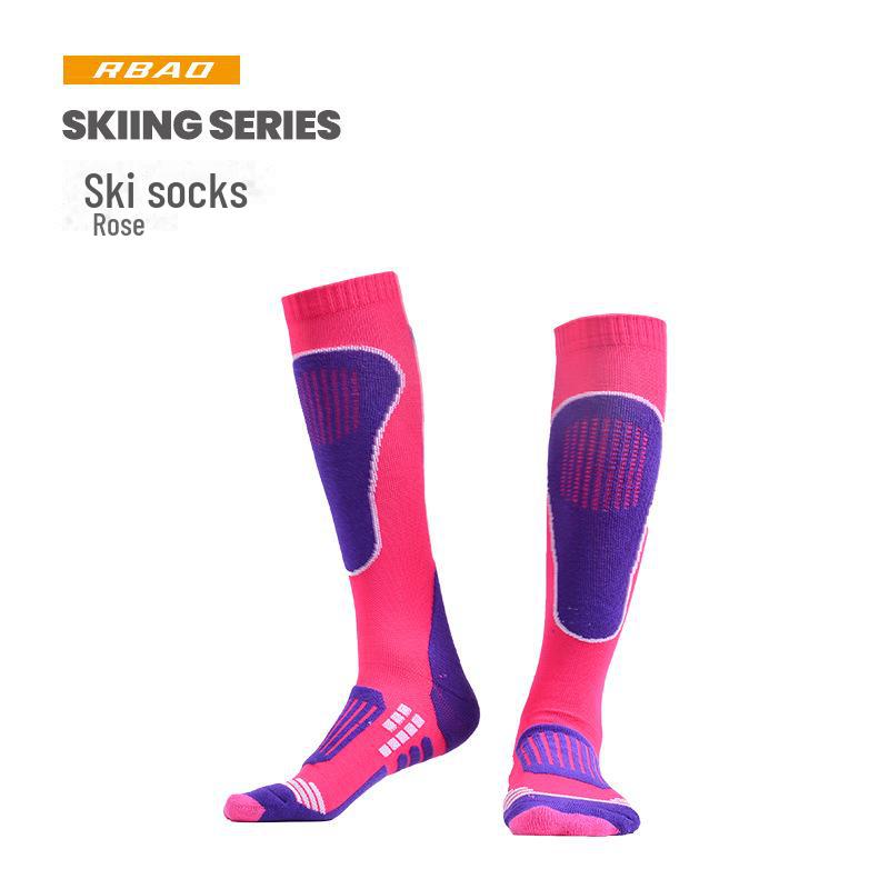 «Унисекс, длинные носки для катания на лыжах и походов — теплые, плотные, махровые, функциональные для занятий спортом на открытом воздухе осенью/зимой».