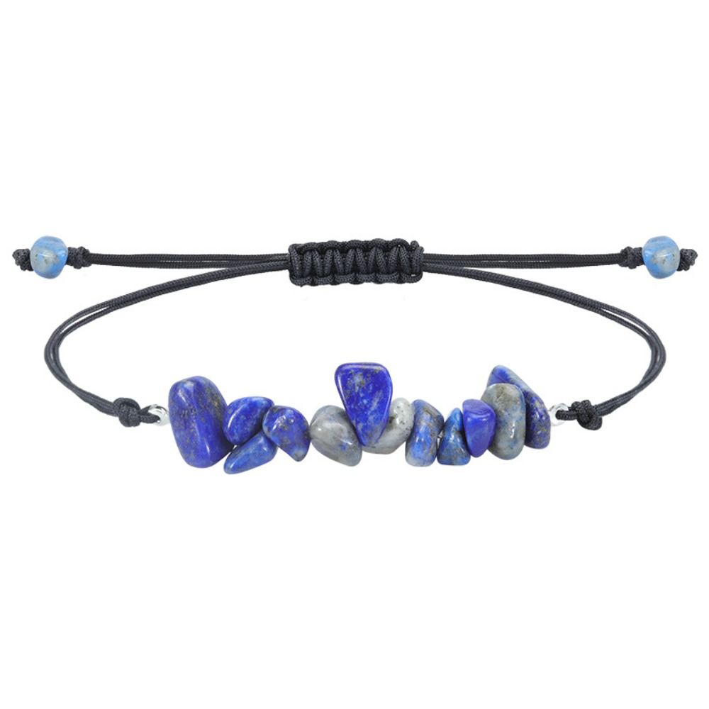 Ins Amethysts Bracelets Colored Gravel Bracelet Beads New Irregular Gravel Bracelets