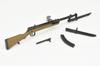 Tomytec Little Armory STUDY1942 LA109 Type 100 Submachine Gun Type Unpainted Assembly Runner Kit 334231 1/12