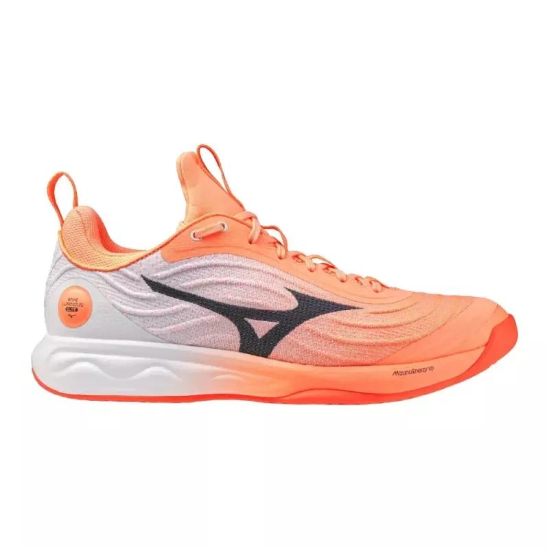 Mizuno Wave Luminous Elite Sneakers Textile Synthetic Orange/Rosa