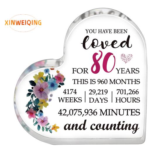 Орнамент в виде сердечка, прозрачный цветочный принт, подарок в виде сердца с гладкими краями, женщина-учитель, коллега, медсестра, доктор, благодарственный подарок