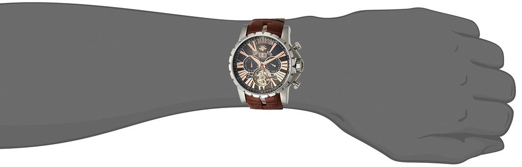 Watch Genuine Import Black [Je Harrison] JH-033PB Men's