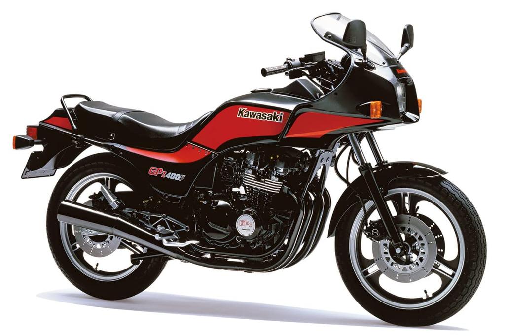 Aoshima Bunka Kyozaisha The Bike Series Kawasaki ZX400Z2 Gpz400F 1984 года, пластиковая модель 1/12 № 18