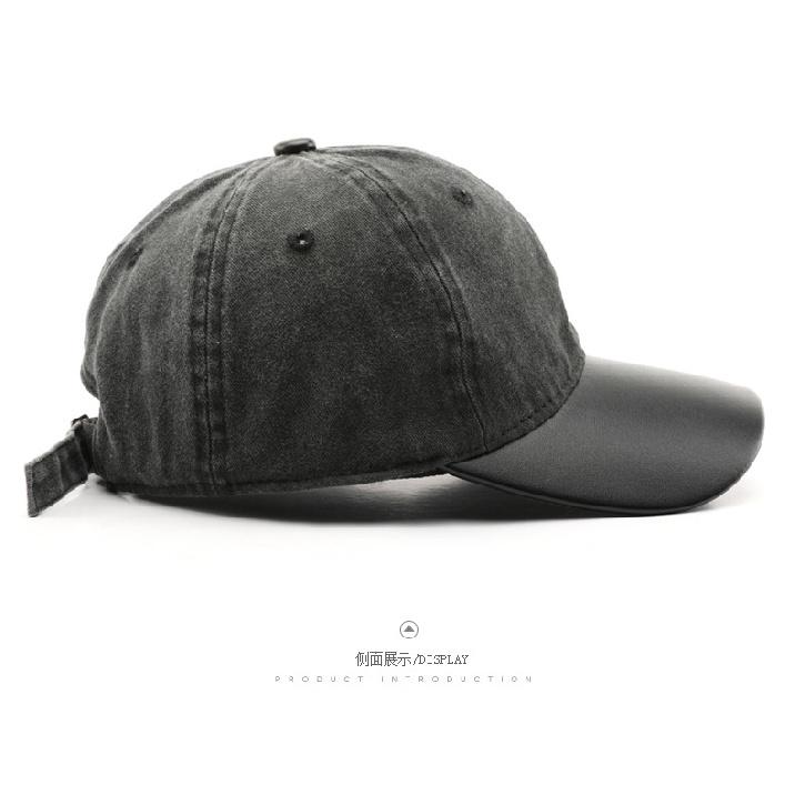 Washed cotton baseball cap, suitable for outdoor activities, provides sun protection and shade for men