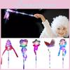Light Led Up Sticks Toy Christmas Tree Pentagram Princess Flash Wand Party Prop