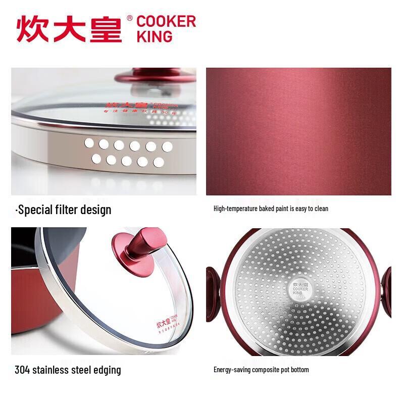 COOKER KING Супница с антипригарным покрытием и двумя ручками