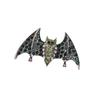 Creative Design Bat Brooch, Alloy Diamond-Encrusted Animal Corsage, Anti-Light Clothing Accessories Pin