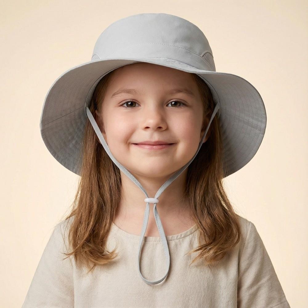 Breathable Quick Dry Fisherman Hat Lightweight Beach Hat Children Kids Sun Protection Hat  Summer