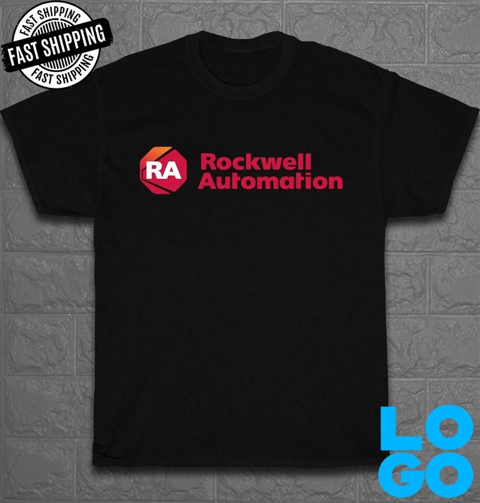 New Rockwell Automation Logo Men's Funny T-Shirt Made In USA Size S to 5XL