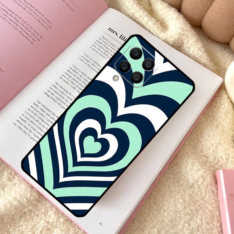 Latte Love Тоннель Коричневое Сердце Чехол Для Samsung Galaxy M12 M14 M11 M13 M15 M06 M16 M36 M56 M31 M53 M32 M52 M35 M55 M34 M54