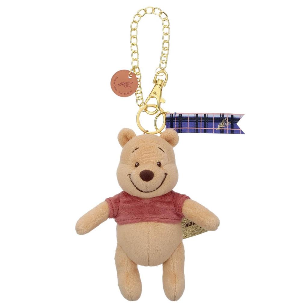 TAKARATOMY A.R.T.S. Disney Character Favorite Colors Bag Charm Winnie the Pooh (Darjeeling Tea) Plush Toy, Approximately 13cm Tall