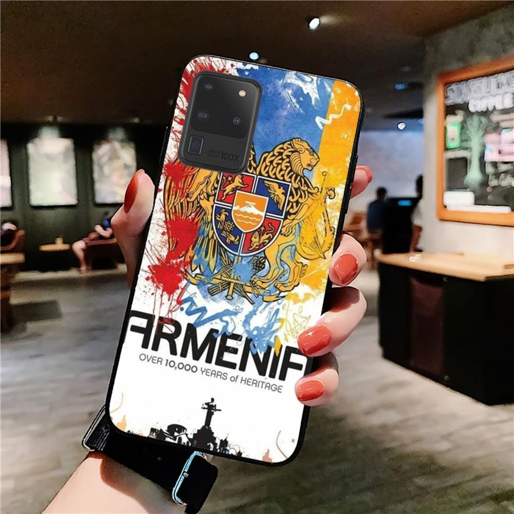 Армения Армяне Флаг Чехол для телефона Для Samsung S 9 10 20 21 22 23 30 23plus lite Ultra FE S10lite Fundas