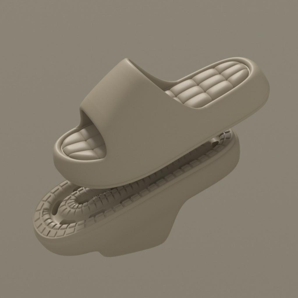 Простые классные тапочки из ЭВА для летних женщин дома, с толстой подошвой и ощущением наступания на фекалии, подходят для домашнего использования, мягкие подошвы, ванная комната