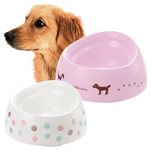 Richell Dog Dish S Size Deep Pink Easy-to-eat