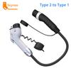 Feyree Car EVSE Charger Plug 16A 3.5kW 32A 7kW Type2 to Type1 J1772 Cord Charging Cable Adapter for EV Charging Station Electric