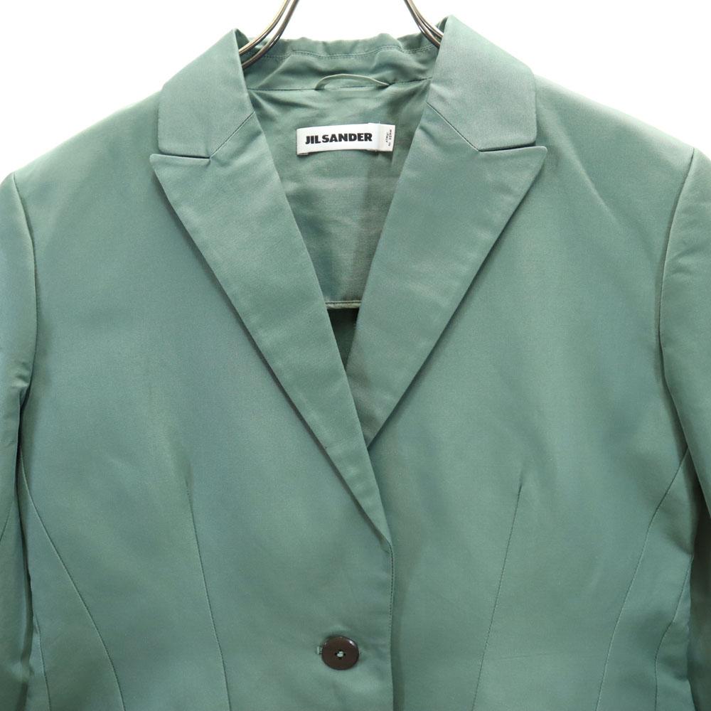 Jil Sander Сделано в Италии Жакет приталенного силуэта из смесового шелка 38 блейзер Женский Б/у
