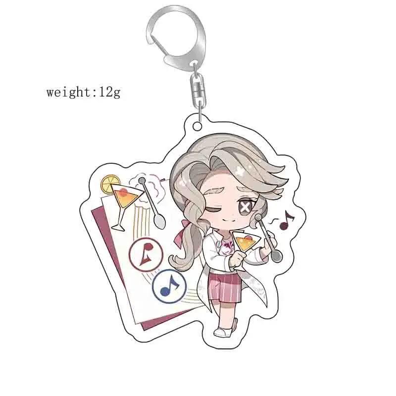KeyChain из аниме Identity V Аполло Джозеф Дезольнье Грейс Маргарета Целле Мужской брелок для женщин Акриловый брелок-подвеска Подарки