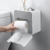 Toilet tissue holder bathroom double-layer tissue box storage rack waterproof wall mounted storage rack bathroom accessories