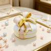 Cute Alloy Trinket Box With Delicate Enamel Craft Old Fashioned Decorative Box Perfect For Jewelry Storage