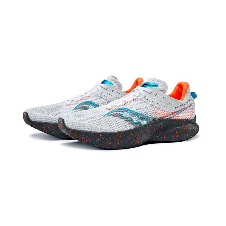 SAUCONY Мужские кроссовки для бега Kinvara 14 Белый Агава Гравий Низкие S20823-85