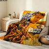 1PC Outer Banks Patterned Flannel Blanket Suitable For All Seasons For Home Decor Warmth And Comfort Gifts Holiday Present