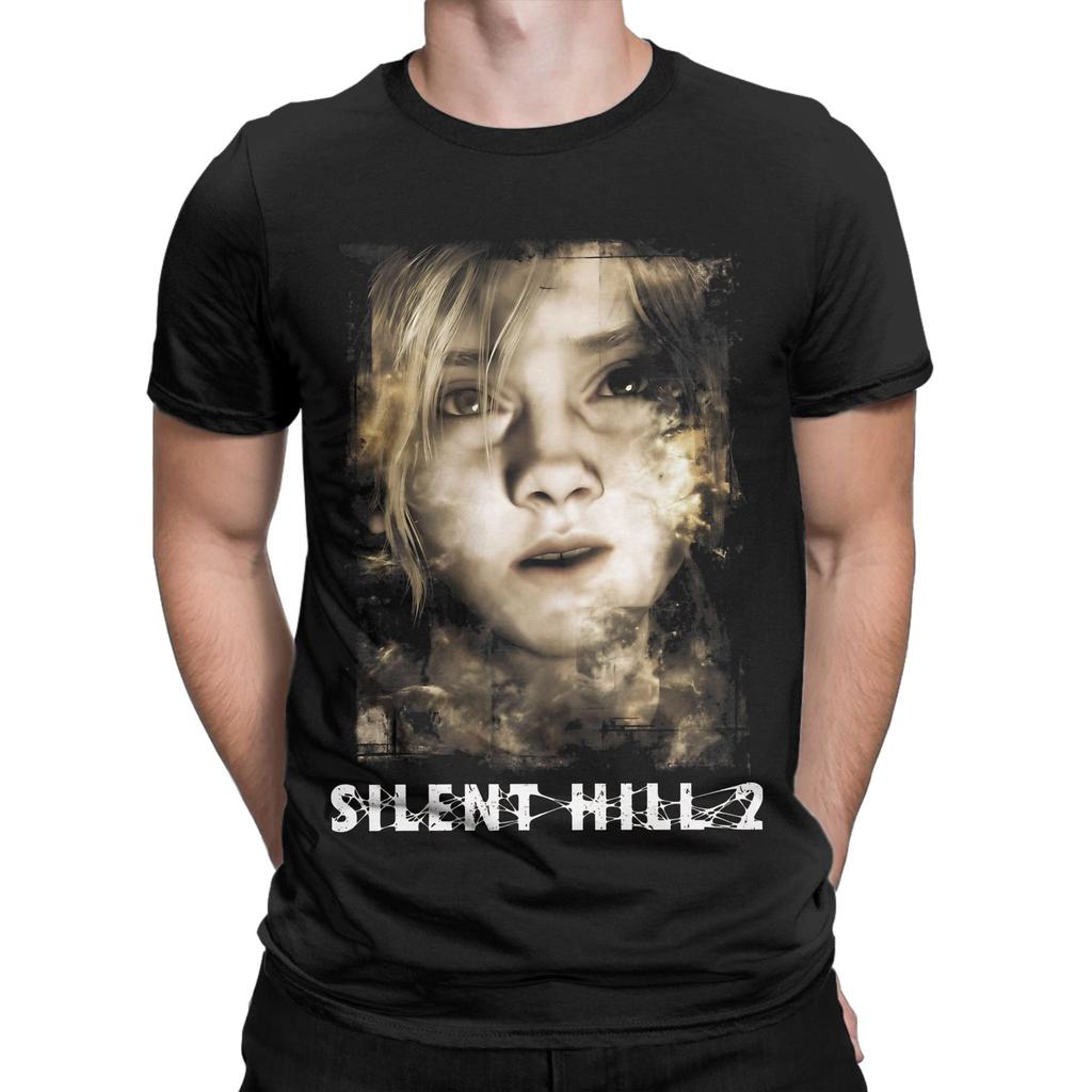 Меловые Каракули В Silent Hill Ремейк Мужские Футболки Новинка Футболки с коротким рукавом с круглым вырезом Хлопок Идея для подарка Одежда