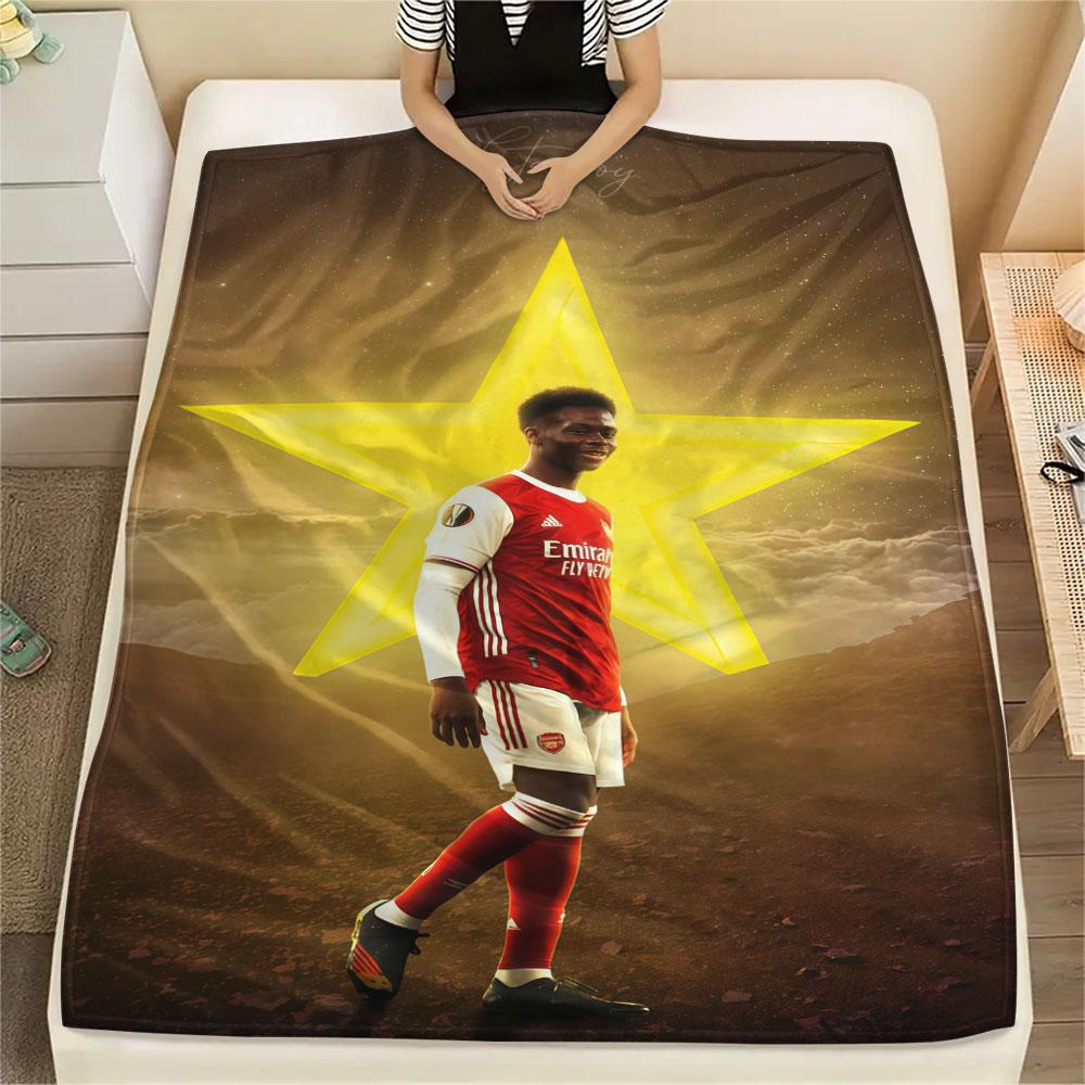 Bukayo Saka Force Blanket, High quality Comfortable for All Seasons, Home Decor, Warmth and Comfort