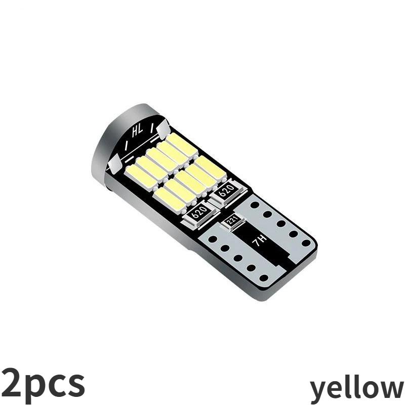 2 шт. T10 Светодиодные Canbus Без Ошибок Автомобильные Внутренние Фонари T10 26 SMD Чип 4014 Чисто Белые Фонари Приборной Панели B Автомобильные Габаритные Огни
