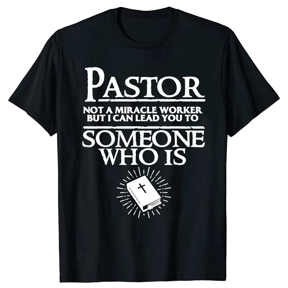 Funny This Pastor Has An Awesome Congregation Women T Shirts Bible Jesus Christian God Short Sleeve Birthday Gifts Men T-shirt