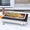 Silver Thickened Square Baking Tray Aluminum Alloy Pizza Bread Baking Tray Kitchen Baking Flat Base Cookie Egg Tart Baking Tray