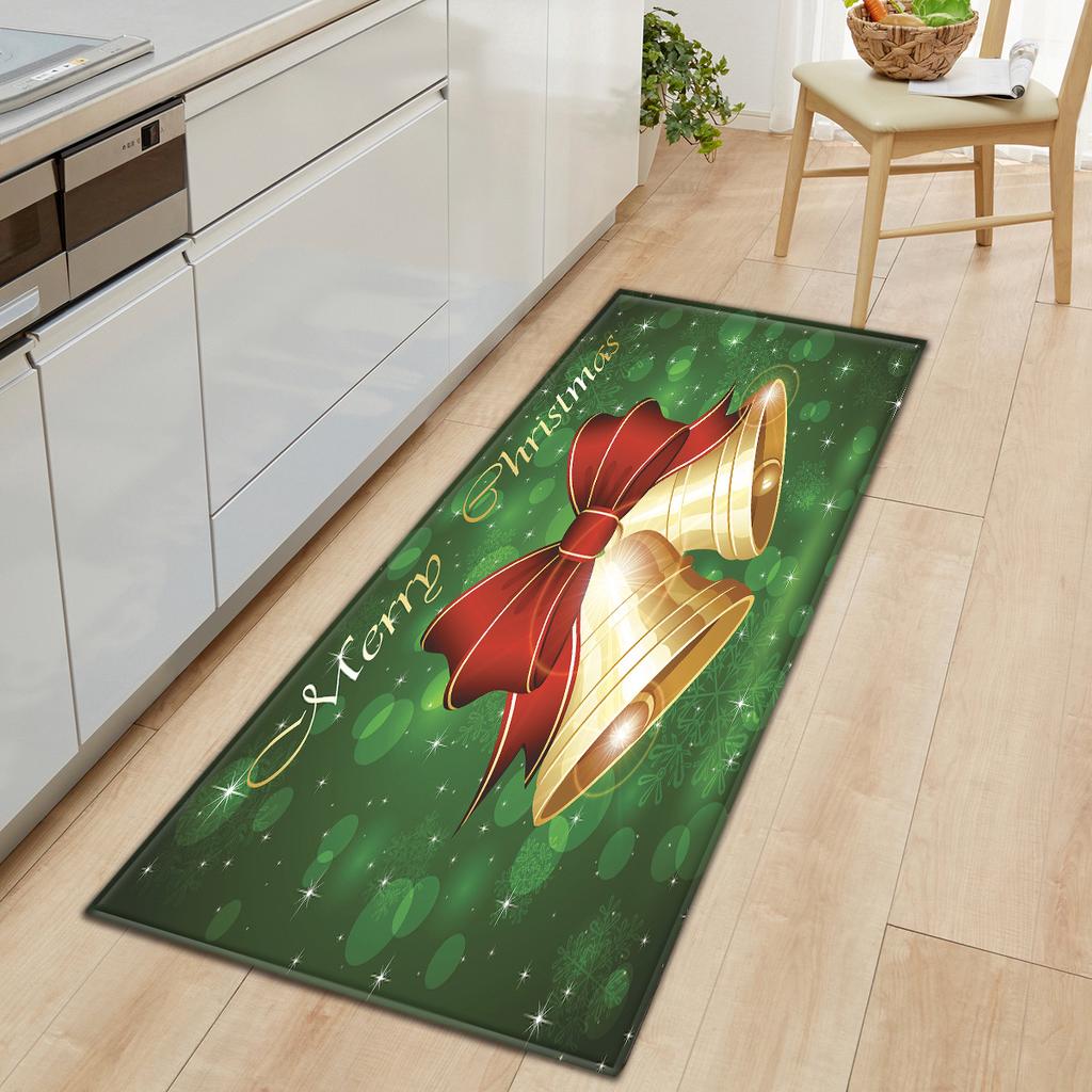 Christmas Kitchen Sand Carpet Doormat Long Floor Mat