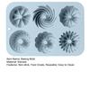 6 Holes Baking Mold Non-stick Reusable Food Grade Fondant Cake Chocolate Dessert DIY Silicone Mould Kitchen Gadget