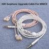 Кабель для обновления наушников Hi-Fi Mmcx 3,5 мм 1,2 м посеребренный сердечник кабель для Sennheiser Ie200/Ie300/Ie600/Ie900/Akg N5005/N30