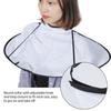 Adult Hair Cutting Cloak Waterproof Hair Trimming Cape Foldable Haircut Cloak Easy To Wear/Off Haircut Hairdresser Cloak