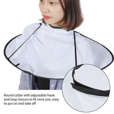 Плащ для стрижки волос для взрослых, водонепроницаемый плащ для стрижки волос, складной плащ для стрижки, легко надевать и снимать, плащ для парикмахера