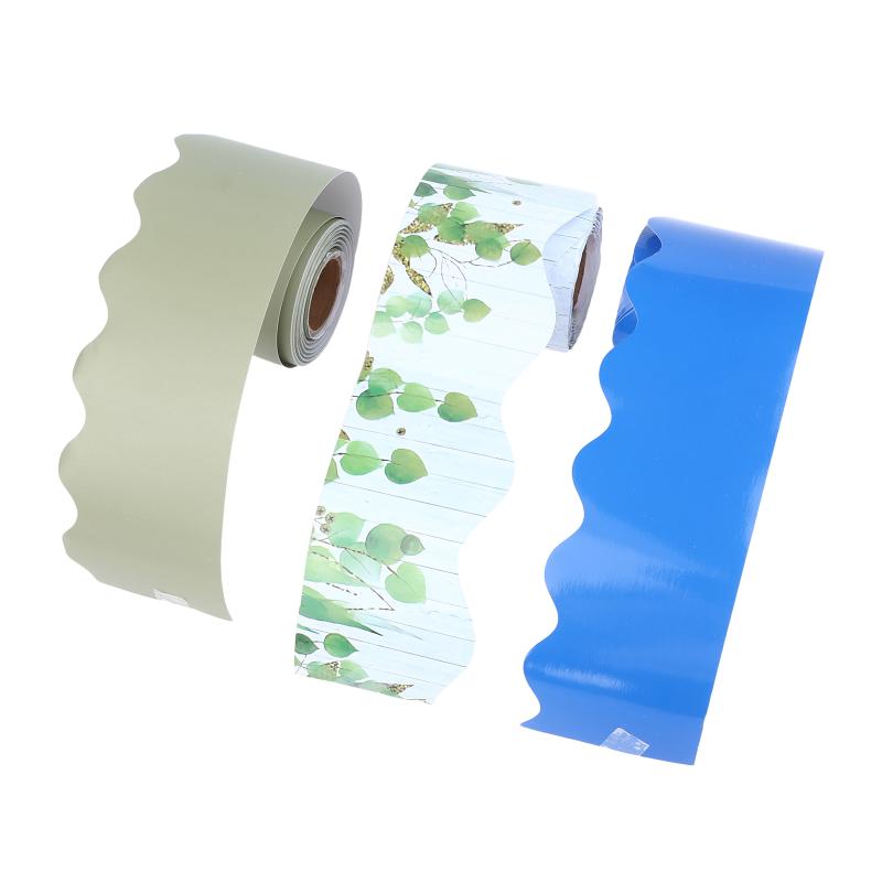 10M Colorful Self Adhesive Border Trim Sticker Classroom Decor 26 Colors Flexible Wall Sticker for Bulletin Boards