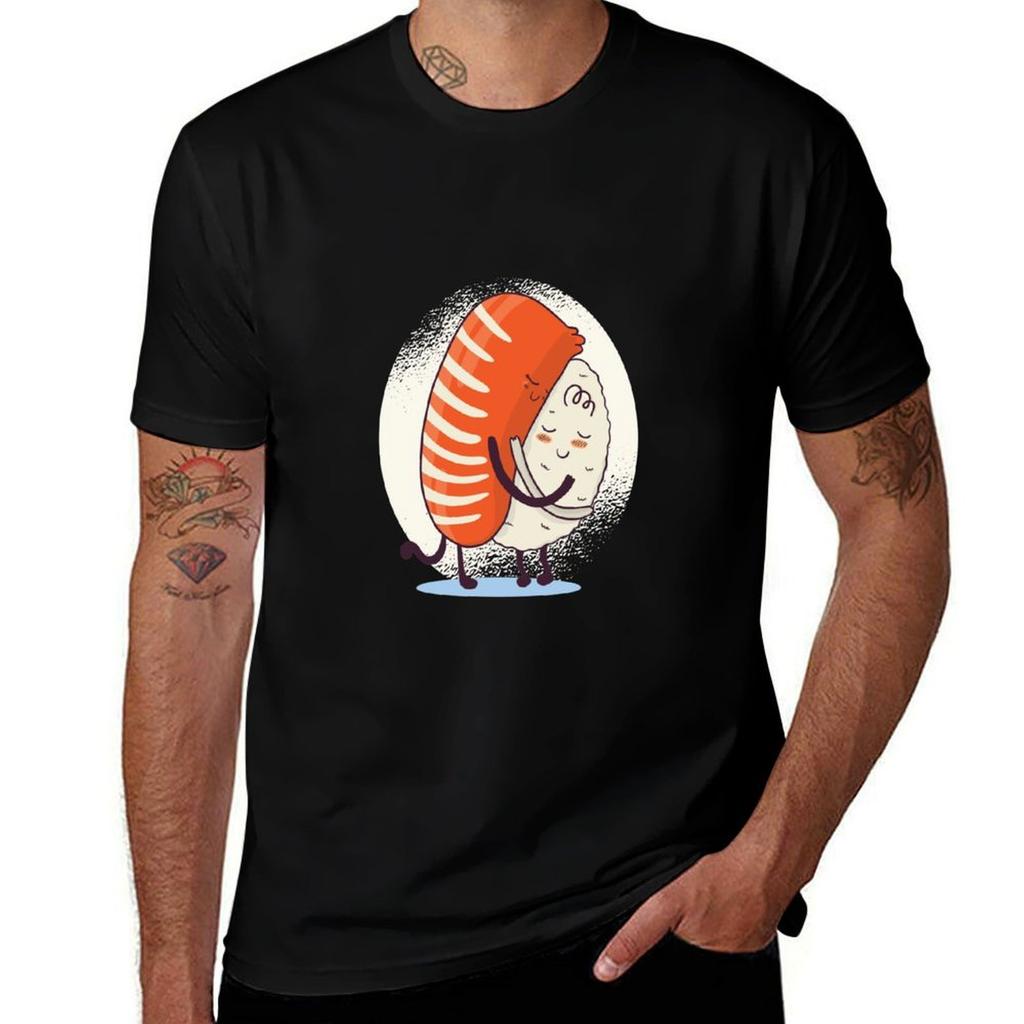 Sushi hug T-Shirt Big and Tall Casual T-Shirt