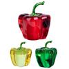 80%HOTChili Glazed Ornaments Artificial Crystal Mini Artificial Imitation Pepper Statue Home Table Decoration Gifts Souvenirs