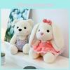 Lily Cute Bear With Floral Skirt Plush Rabbit Toy Dressup Doll Perfect Gift