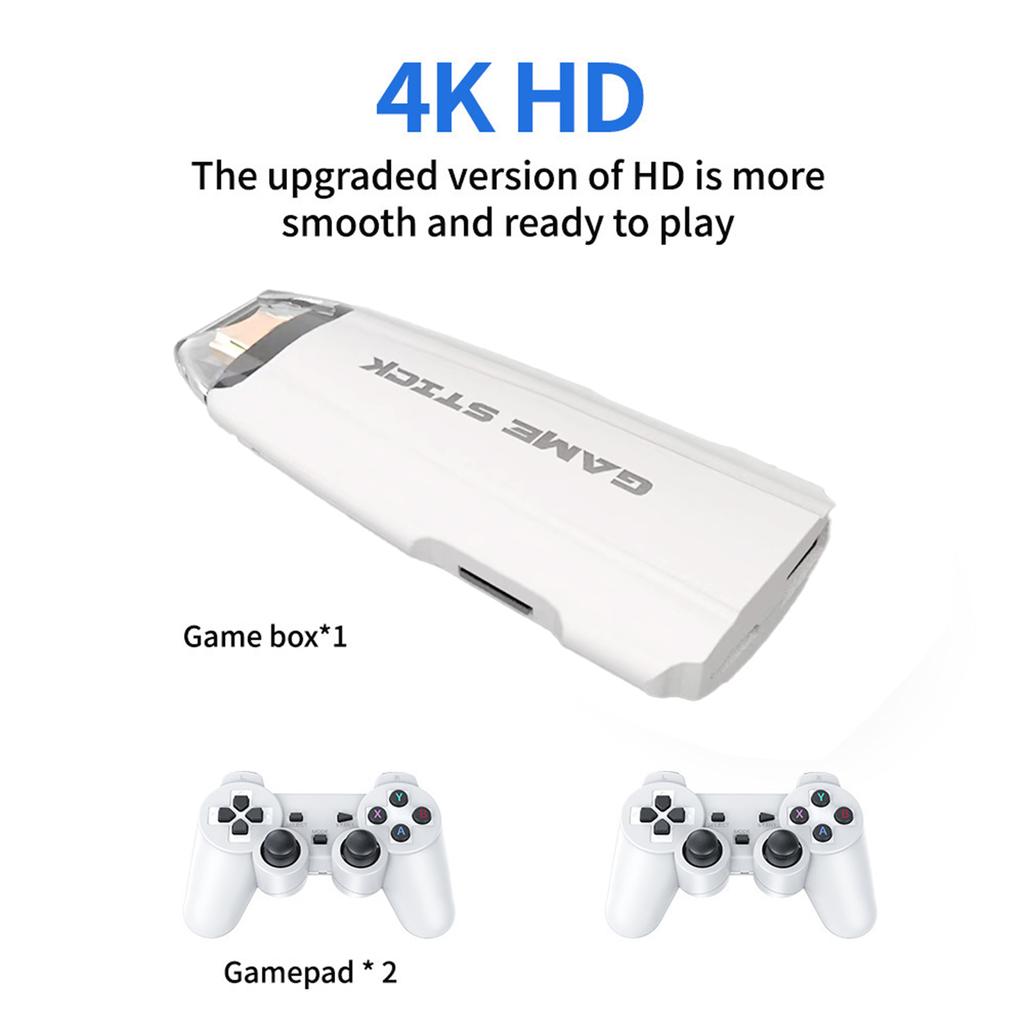 Игровая консоль X2 MAX Game Stick с выходом HD 4K, игровая консоль с двумя беспроводными сетями 2.4G