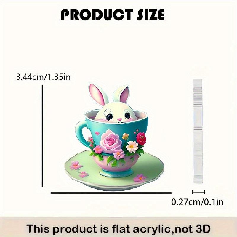 Fashion Cute Acrylic Bunny Earrings For Women