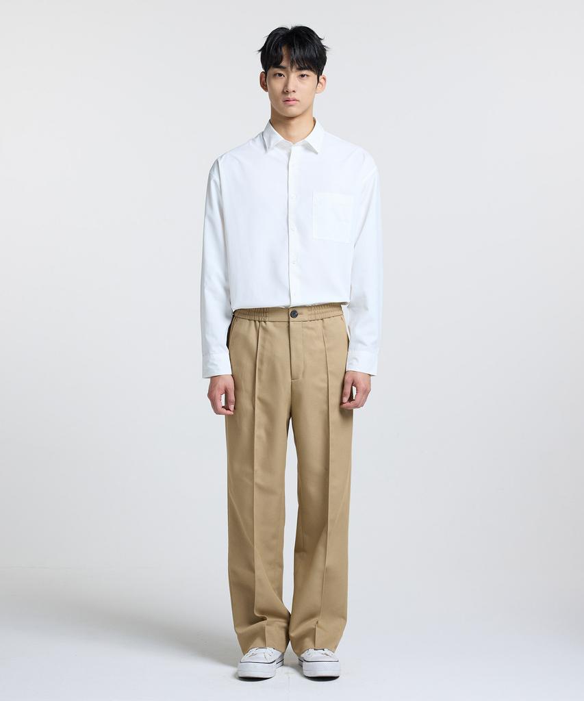 STCO Bold Twill String Setup Pants_Beige (Real Wide Fit)_Sepva72Wsd