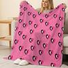 Soft Heart Collection Flannel Fleece Blanket Lightweight, Skin-Friendly, Warm for Home, Couch, Bed, Christmas & Halloween Decor