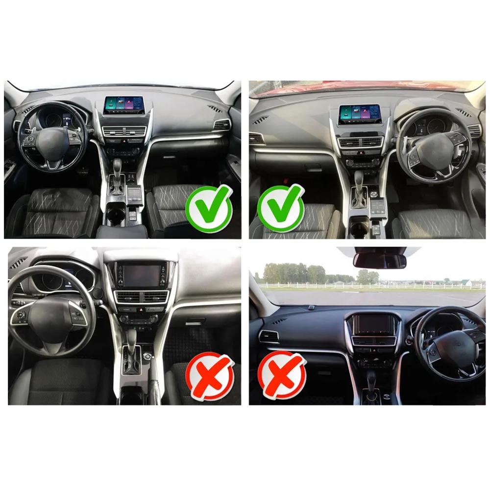 Автомобильный Carplay IPS для Mitsubishi Eclipse Cross 2017-2021 Android Радио Авто GPS Навигация Мультимедийный Видео Стерео Плеер 4G BT 2din DVD