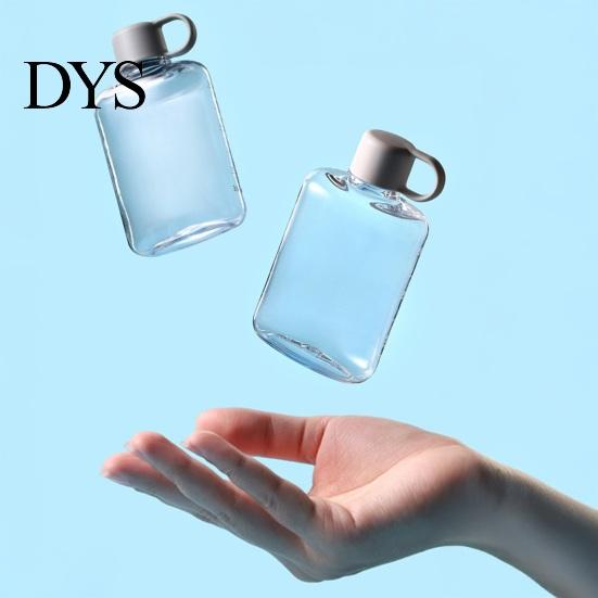 Portable Flat Flask Cup Tritan Water Bottle, Lightweight Slim Design, Large Office Daily Jug Capacity Leakproof Kettle, for Outdoor Hiking Travel And