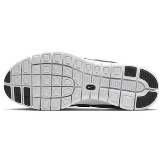Nike Free Run 2.0 Легкие Удобные Амортизирующие Низкие Беговые Кроссовки Мужские Черный Белый DQ8977-001