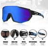 Queshark Поляризованные спортивные солнцезащитные очки с защитой от ультрафиолета, велосипедные очки с 5 сменными линзами, велосипедные очки